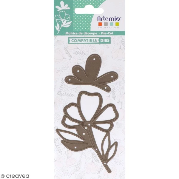 Matrice De Coupe Fleurs - Artemio Good Vibes - 3 à 9,5 Cm - 2 Pcs 1 Matrice De Coupe Fleurs - Artemio Good Vibes - 3 à 9,5 Cm - 2 Pcs