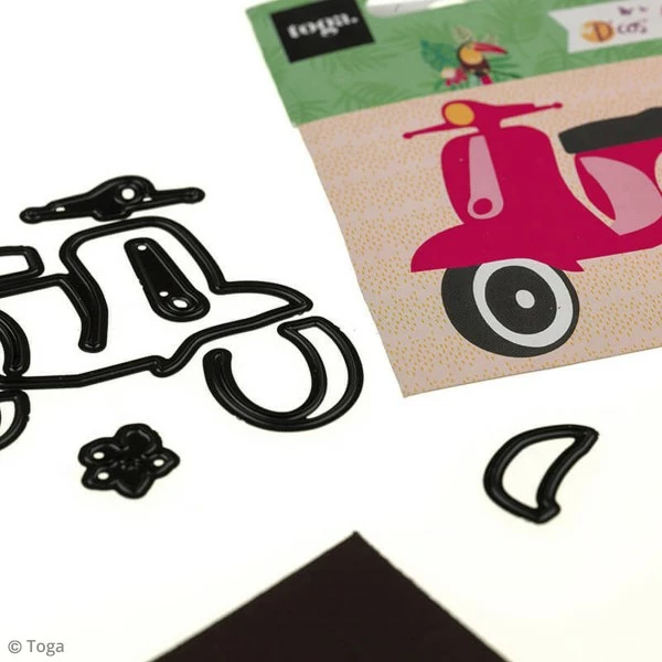 Draeger By Toga Matrice De Coupe - Scooter Vintage - 5,4 X 3,2 Cm 4 Draeger By Toga Matrice De Coupe - Scooter Vintage - 5,4 X 3,2 Cm – Image 4