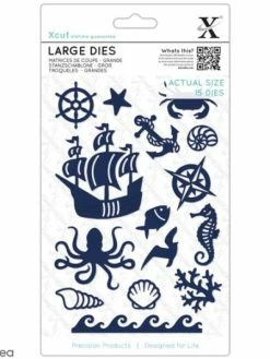 Docrafts Xcut Matrice De Coupe Xcut - Océan - 15 Pcs