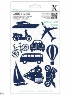 Docrafts Xcut Matrice De Coupe Xcut - Transports - 10 Pcs