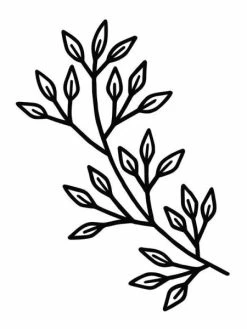 Artemio Matrice De Découpe Cosy Christmas - Branche 11 X 19 Cm