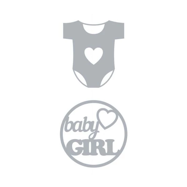 Artemio Matrice De Découpe Naissance - Body Baby Girl 6 Cm 1 Artemio Matrice De Découpe Naissance - Body Baby Girl 6 Cm