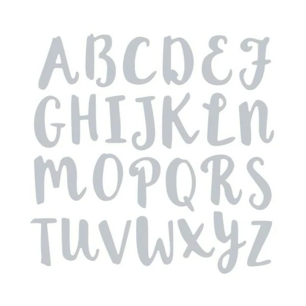 Matrice De Découpe Pour Sizzix - Alphabet Majuscule 2 Matrice De Découpe Pour Sizzix - Alphabet Majuscule – Image 2