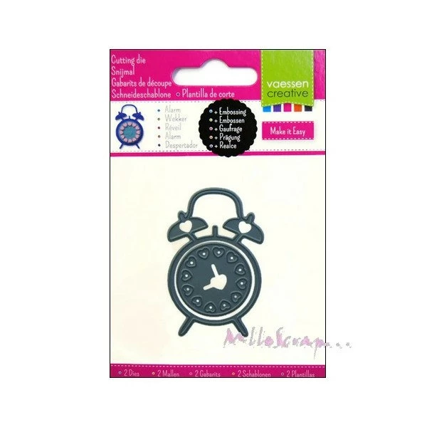 Matrice De Découpe Réveil - Vaessen Creative 1 Matrice De Découpe Réveil - Vaessen Creative