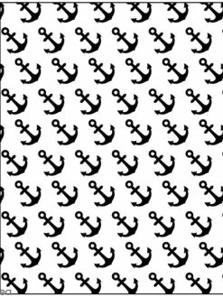 Artemio Matrice D'embossage - Ancres - Format A6 (10,5 X 14,8 Cm) - 1 Pce