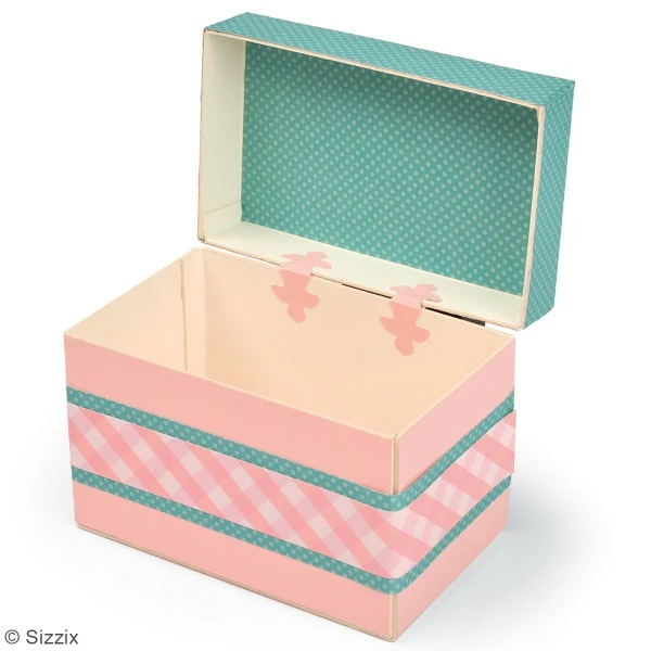 Matrice Sizzix Bigz - Gabarit Boîte à Trésors - 13,3 X 8,2 X 10,4 Cm 2 Matrice Sizzix Bigz - Gabarit Boîte à Trésors - 13,3 X 8,2 X 10,4 Cm – Image 2