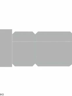 Matrice Sizzix Bigz - Gabarit Boîte à Trésors - 13,3 X 8,2 X 10,4 Cm