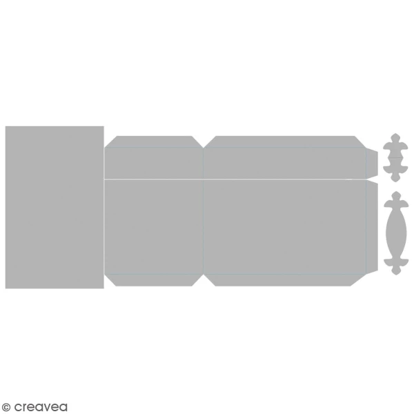 Matrice Sizzix Bigz - Gabarit Boîte à Trésors - 13,3 X 8,2 X 10,4 Cm 1 Matrice Sizzix Bigz - Gabarit Boîte à Trésors - 13,3 X 8,2 X 10,4 Cm