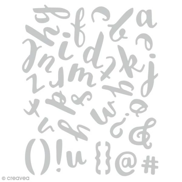 Matrice Sizzix Thinlits - Alphabet - 35 Pcs 3 Matrice Sizzix Thinlits - Alphabet - 35 Pcs – Image 3
