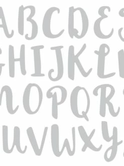 Matrice Sizzix Thinlits - Alphabet Brush Capital - 26 Pcs -V-Zug shop matrice sizzix thinlits alphabet brush capital 26 pcs p 2