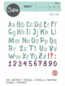 Matrice Sizzix Thinlits - Alphabet
