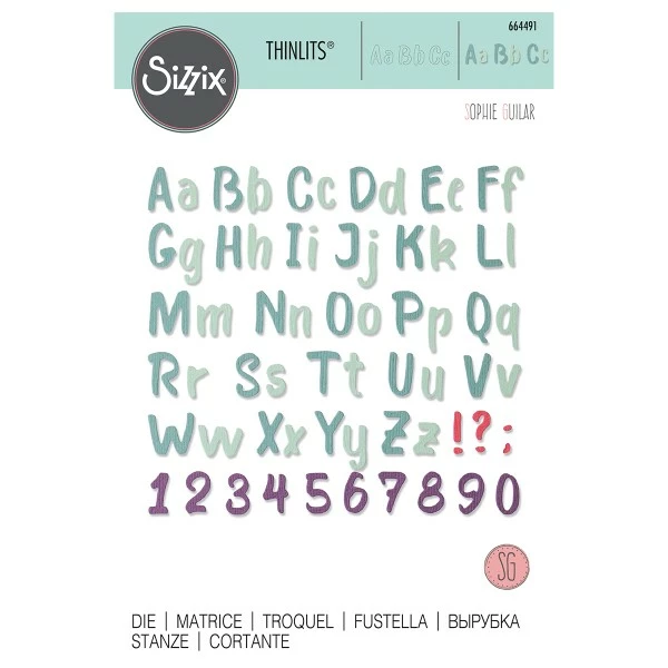 Matrice Sizzix Thinlits - Alphabet 1 Matrice Sizzix Thinlits - Alphabet