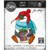 Matrice Sizzix Thinlits - Eugène Le Pingouin - 22 Pcs