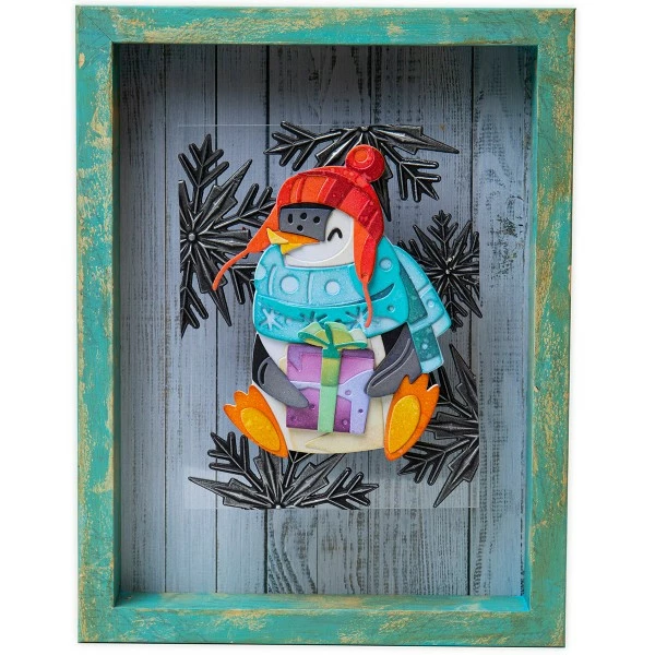 Matrice Sizzix Thinlits - Eugène Le Pingouin - 22 Pcs 2 Matrice Sizzix Thinlits - Eugène Le Pingouin - 22 Pcs – Image 2