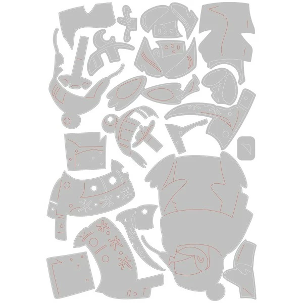 Matrice Sizzix Thinlits - Eugène Le Pingouin - 22 Pcs 3 Matrice Sizzix Thinlits - Eugène Le Pingouin - 22 Pcs – Image 3