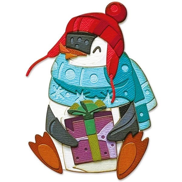 Matrice Sizzix Thinlits - Eugène Le Pingouin - 22 Pcs 4 Matrice Sizzix Thinlits - Eugène Le Pingouin - 22 Pcs – Image 4