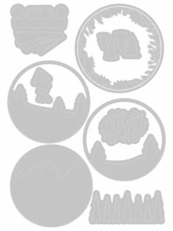 Matrice Sizzix Thinlits - Paysage D'Hiver - 10 Pcs -V-Zug shop matrice sizzix thinlits paysage dhiver 10 pcs p 3