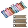 AUCUNE Memo-stickers Marque-page + 20 étiquettes Kraft Fanion