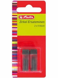 Herlitz Mines De Compas, 2 X 5 Pièces