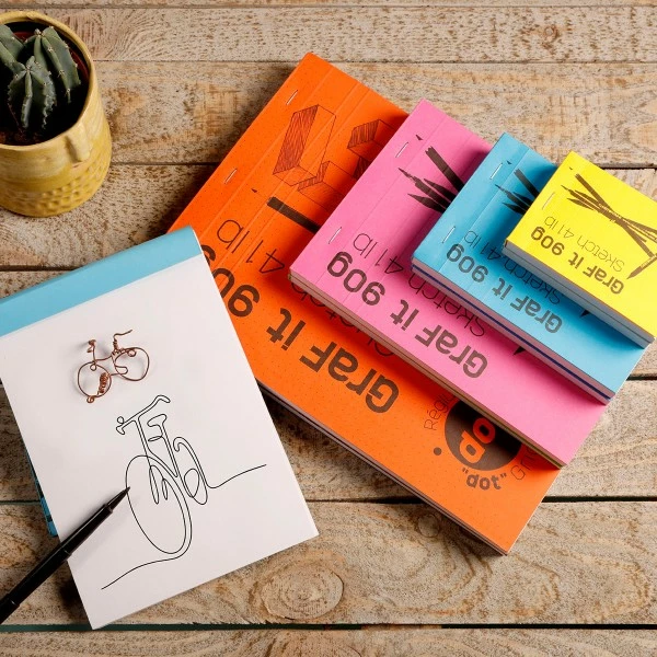 CLAIREFONTAINE Mini Bloc à Dessin Et Croquis Graf'it Uni 90 G - A7 - 160 Pages 2 CLAIREFONTAINE Mini Bloc à Dessin Et Croquis Graf'it Uni 90 G - A7 - 160 Pages – Image 2