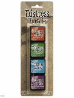 Ranger Mini Encreur Distress - Assortiment N°2 Complémentaire - 4 Pcs