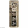 Ranger Mini Encreur Distress - Assortiment N°3 Vintage - 4 Pcs