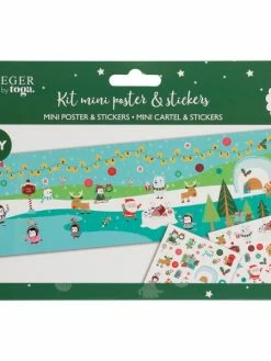 Draeger By Toga Mini Kit Poster & Stickers - Noël Gourmand
