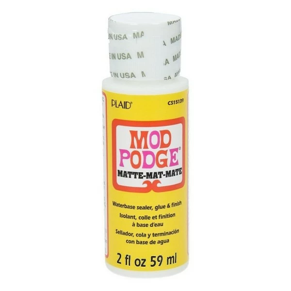Mod Podge, Pour Collage Serviette, Isolant, Colle Et Finition Aqueuse Mat, Flacon De 59 Ml 1 Mod Podge, Pour Collage Serviette, Isolant, Colle Et Finition Aqueuse Mat, Flacon De 59 Ml