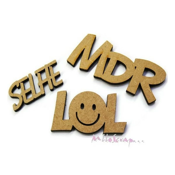 Mots MDR,LOL, Selfie Bois Boanita - 3 Pièces 1 Mots MDR,LOL, Selfie Bois Boanita - 3 Pièces