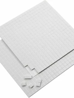 Creativ Company Mousse Adhésive Double Face - Carré 3D 2 Mm - 800 Pcs