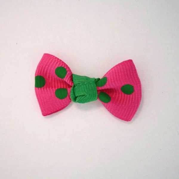 Tricot Créations Noeuds En Ruban Grosgrain à Pois Lot De 25 : Rose Vif - 001809 1 Tricot Créations Noeuds En Ruban Grosgrain à Pois Lot De 25 : Rose Vif - 001809