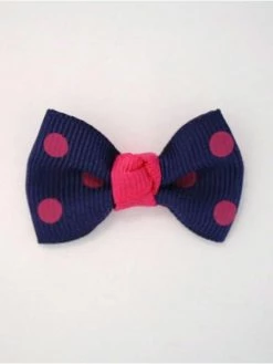 Tricot Créations Noeuds En Ruban Grosgrain à Pois Lot De 25 : Violet - 001808