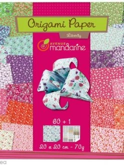 Avenue Mandarine Origami 20 X 20 Cm - Liberty - 60 Papiers