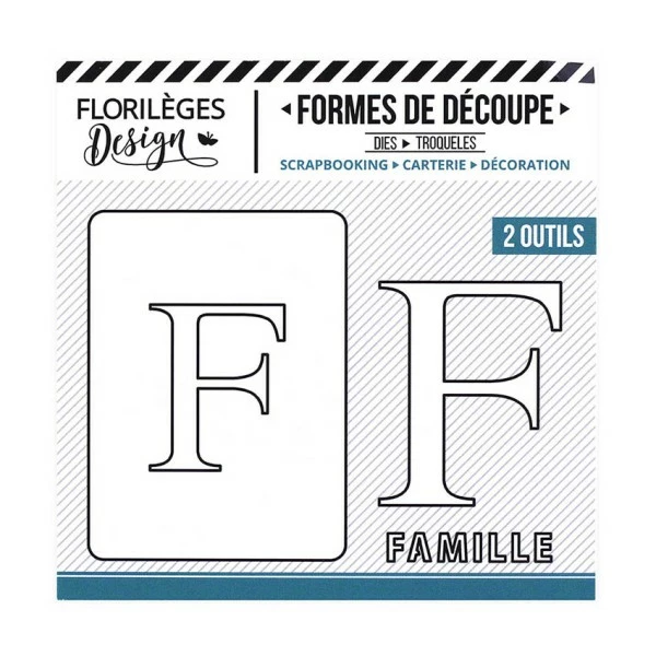 Florilèges Design Outil De Découpe LETTRE F 1 Florilèges Design Outil De Découpe LETTRE F