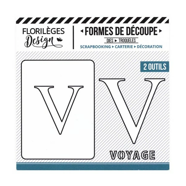 Florilèges Design Outil De Découpe LETTRE V 1 Florilèges Design Outil De Découpe LETTRE V