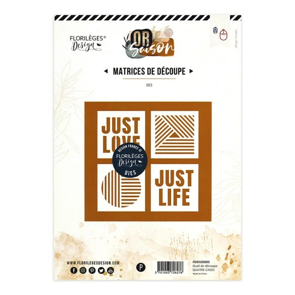 Florilèges Design Outil De Découpe QUATRE CASES 1 Florilèges Design Outil De Découpe QUATRE CASES