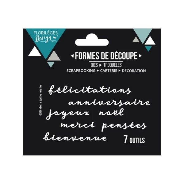 Florilèges Design Outils De Découpe MOTS DE CARTERIE 1 Florilèges Design Outils De Découpe MOTS DE CARTERIE