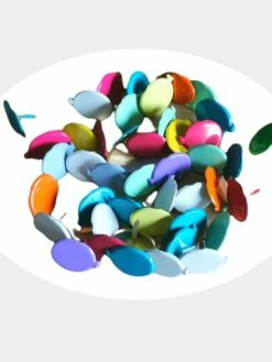 LILIECREA Pack De 115 Attaches Parisiennes Ballons Anniversaire 18 Mm, Brads Scrapbooking