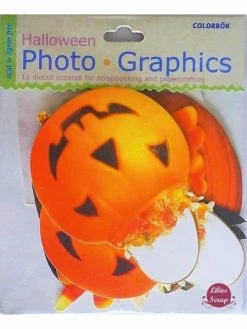 COLORBOK Pack De 12 Découpes - Die-cuts Accents Halloween Scrapbooking
