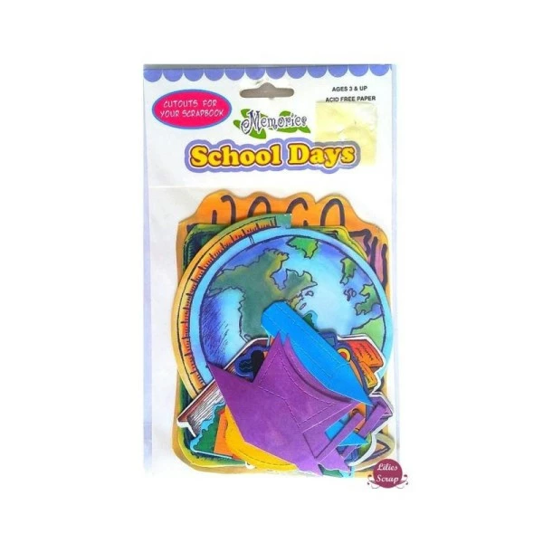 MEMORIES Pack De 18 Découpes - Die-cuts Cutouts Enfants école Scrapbooking 1 MEMORIES Pack De 18 Découpes - Die-cuts Cutouts Enfants école Scrapbooking