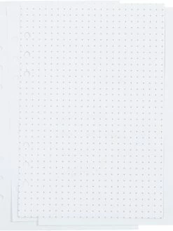 Creativ Company Pages Pour Planner - A Pointillés - 14,2 X 21 Cm - 36 Pcs