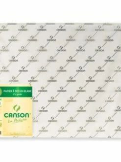 Canson Papier à Dessin "C" à Grain - A3 - 180 G/m² - Blanc