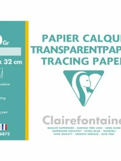 CLAIREFONTAINE Papier Calque - 240 X 320 Mm - 70 G/m²