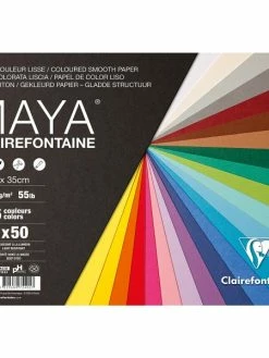 Papier Cartonné Clairefontaine 270 G - 25 X 35 - 50 Feuilles