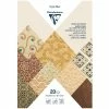 CLAIREFONTAINE Papier Du Monde A4 20 Feuilles Brun