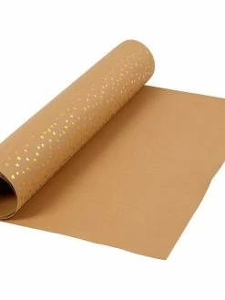 Creativ Company Papier Lavable Avec Imprimé - Brun Clair - 50 Cm X 1 M