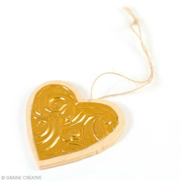 Graine Créative Papier Métal à Repousser - 18,5 X 29 Cm - Doré Et Argenté - 3 Pcs 3 Graine Créative Papier Métal à Repousser - 18,5 X 29 Cm - Doré Et Argenté - 3 Pcs – Image 3