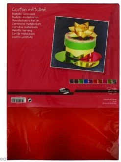 Maildor Papier Métallisé 25 X 35 Cm - Assortiment X 10