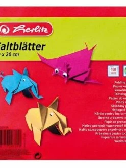 Herlitz Papier Origami - 200 X 200 Mm - Assorti