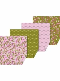 Heyda Papier Pour Origami - Rose/vert - 150x150 -V-Zug shop papier pour origami rosevert 150x150 p 2